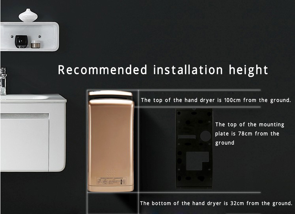 recommended installation height