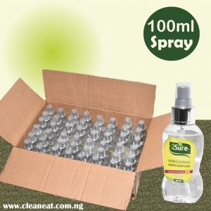 100ml liquid spray 2Sure hand Sanitizer