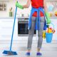 how professionals clean the house