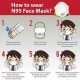 how to wear n95 nose mask