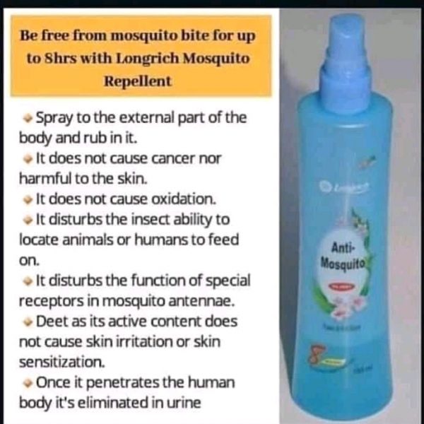 LONGRICH ANTI MOSQUITO REPELLENT SPRAY