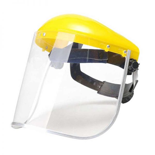 Re-Usable Yellow Face Shield Helmet - Cleaneat.NG