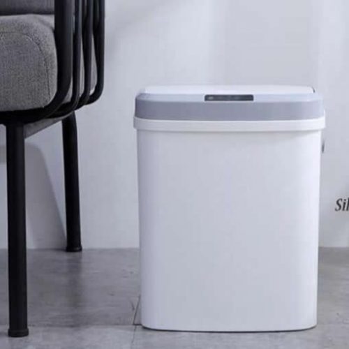 15L Automatic Touchless Intelligent Induction Motion Sensor Dustbin Trash Can, Touch-Free Rectangular Kitchen Trash Can Recycler - Image 9