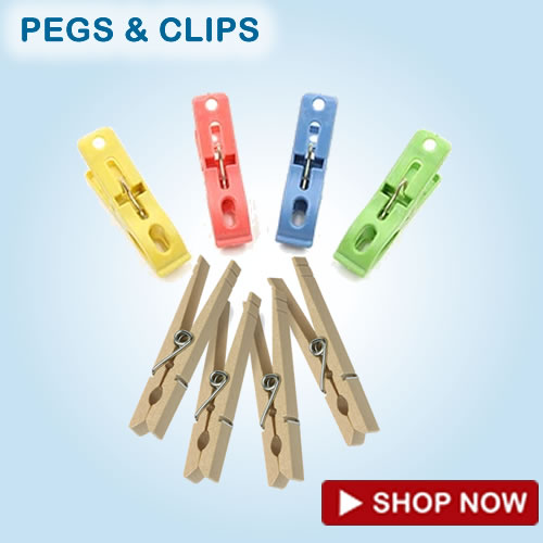 cloth pegs and clips