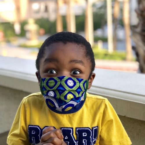 kids ankara face mask lagos nigeria