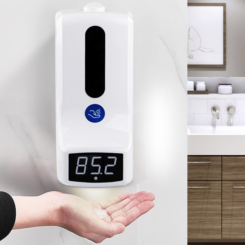 in-Stock-1000ml-Wall-Mounted-Hand-Sanitizer-Dispenser-Thermal-Temp-Measuring-Scanner-Automatic-Room-Wall-Thermometer-K9-lagos-nigeria