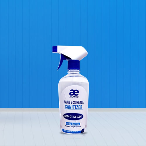 500ml atlantic hand sanitizer spray