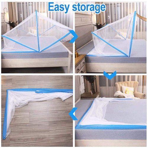 Portable folding double decker adult foldable collapsible mosquito net
