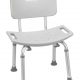 shower bath bench chair with back rest