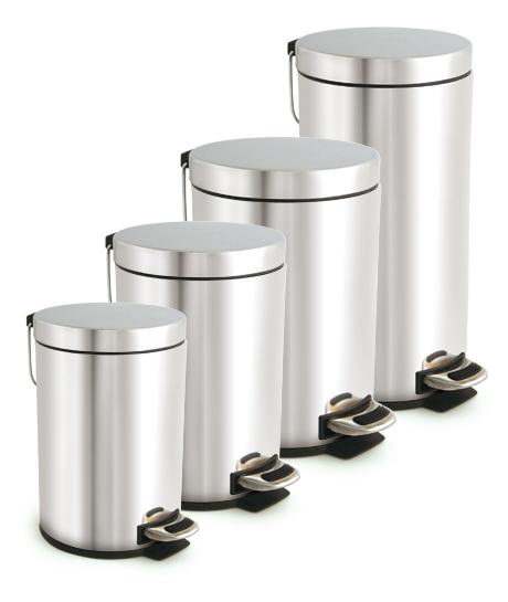 Stainless Steel Pedal Waste Bin - Cleaneat.NG