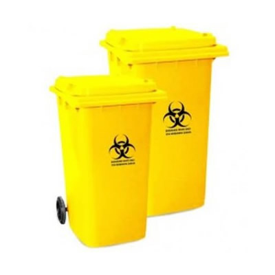 120liter yellow medical waste bin