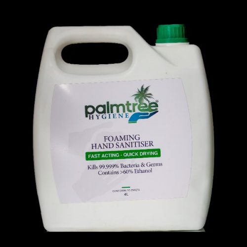 4l palmtree foam hand sanitizer