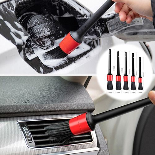 5 Pieces Car Detailing Brush and Deep Cleaning Car Wash