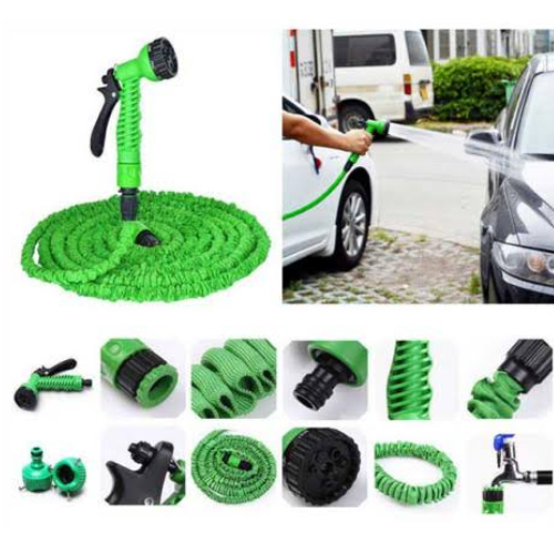 Universal Car Wash Hose With Pressured Tap Gun
