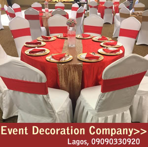best event decorator vendor in lagos nigeria