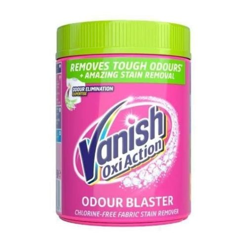 Vanish Oxi Action Odour Blaster Fabric Stain Remover 750g x6 pack – powerful fabric cleaner for odour and stain removal