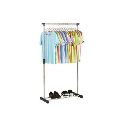 Single pole clothes drying hanger stand — Cleaneat Integrated Service, Lagos.