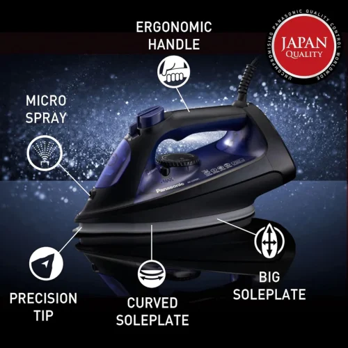 Panasonic NI-U550C Steam Iron with a Durable Design and Big Soleplate - Image 4