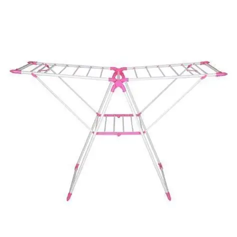 Foldable baby and adult cloth hanger dryer with multiple arms, space-saving design, durable build, and affordable clothing hanger from Cleaneat Integrated Service.