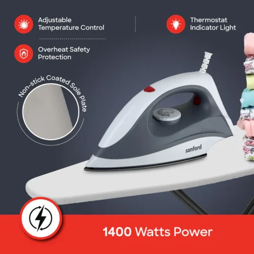 Sanford 1400 Watt DRY IRON SF29DI BS - Image 2