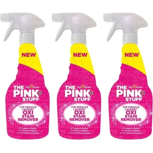 The Pink Stuff Oxi Stain Remover Spray - 500ml x3 - Image 3
