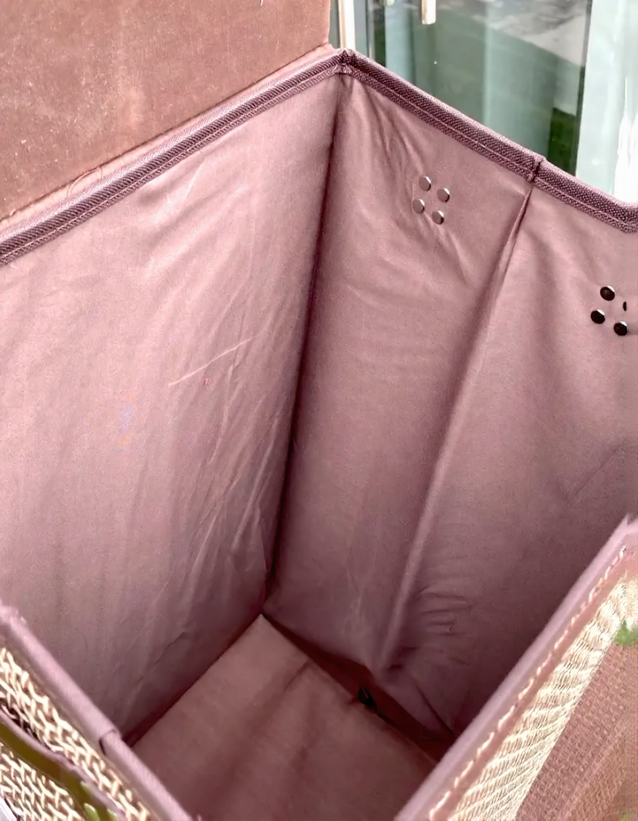 Wooven Laundry Basket - Image 3