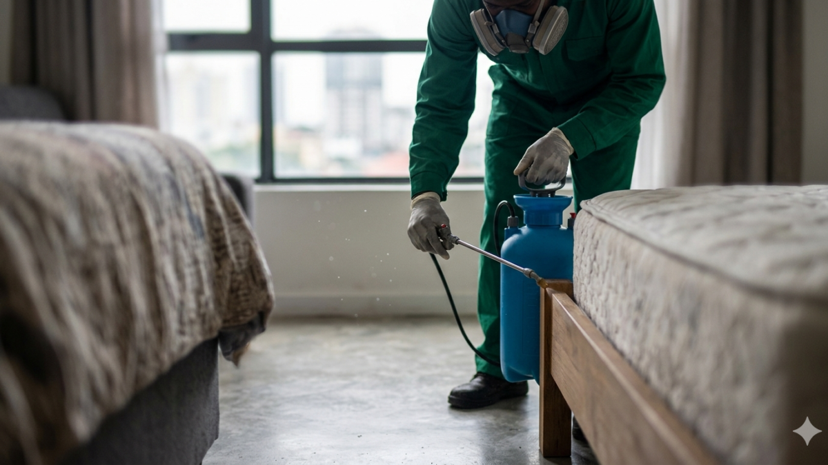 Affordable bedbug fumigation service Lagos bedroom treatment