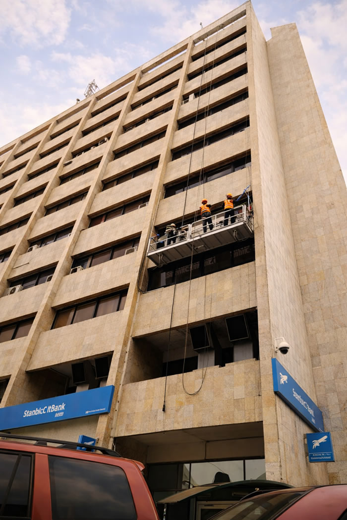Certified rope access facade cleaning Nigeria