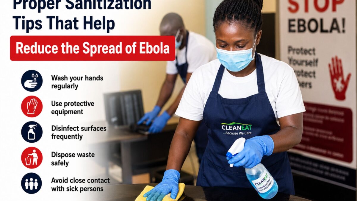 Ebola sanitization solutions tips for community health protection