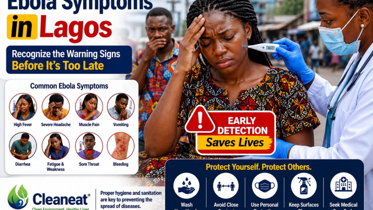 Common Ebola symptoms in Lagos and disease prevention
