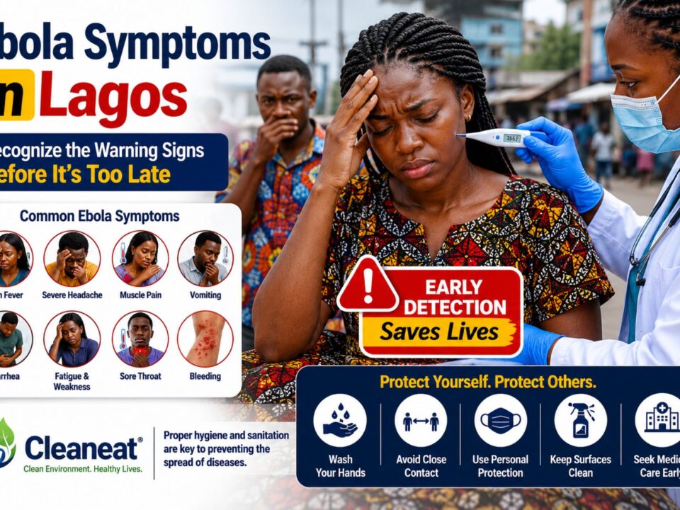 Common Ebola symptoms in Lagos and disease prevention
