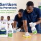 Best Ebola disinfectant products being used to sanitize a school classroom